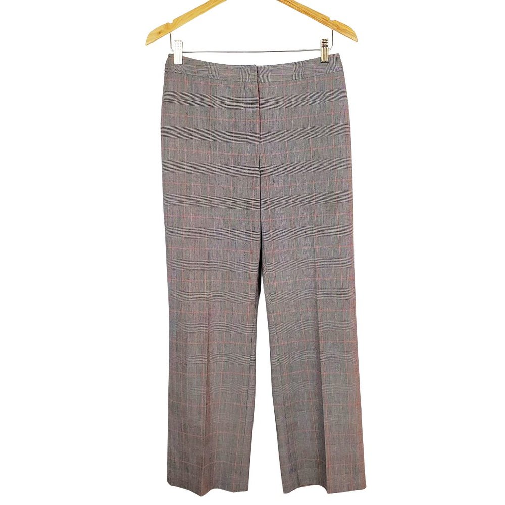 Vintage Petite Rafaella Plaid Dress Pants Women's Size 8P 90s Business Casual